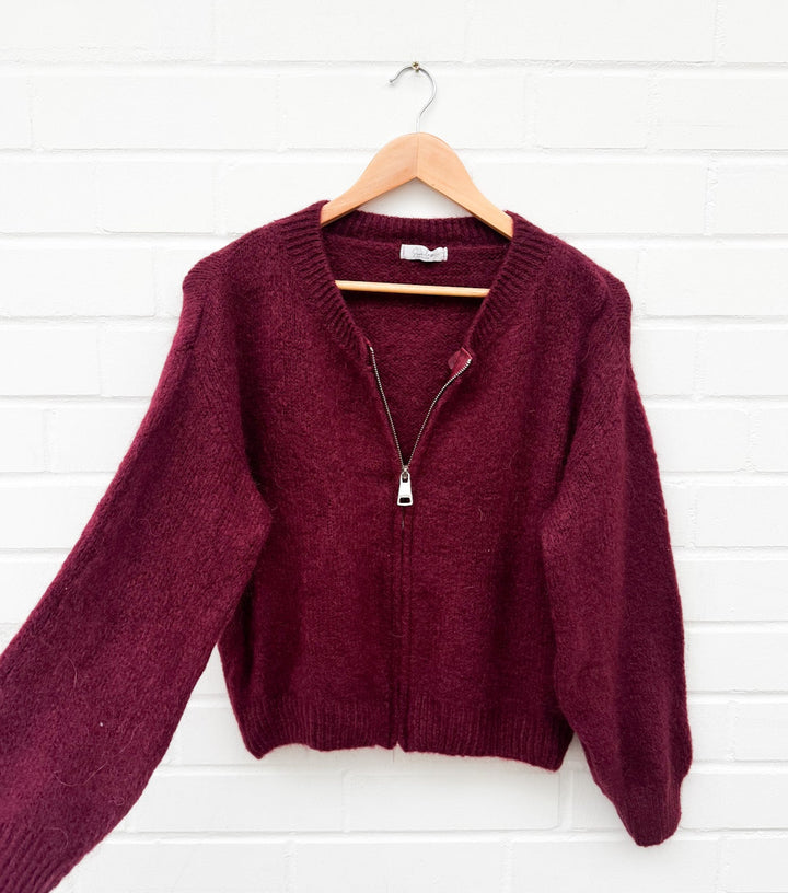 STRICKJACKE mit Reißverschluss
