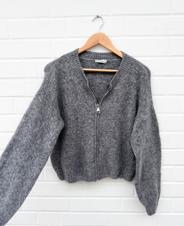 STRICKJACKE mit Reißverschluss