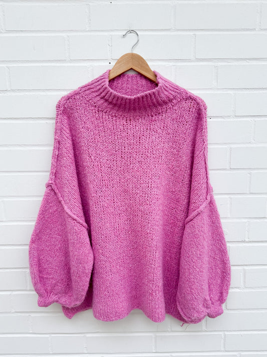 OVERSIZE STRICKPULLOVER MAIRA EINS - versch. Farben