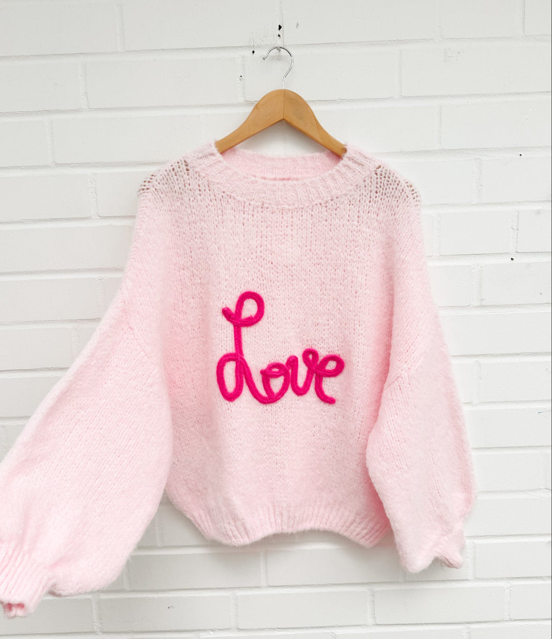 STRICKPULLOVER LOVE - versch. Farben