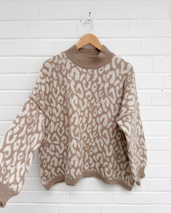 OVERSIZE STRICKPULLOVER LEO - versch. Farben