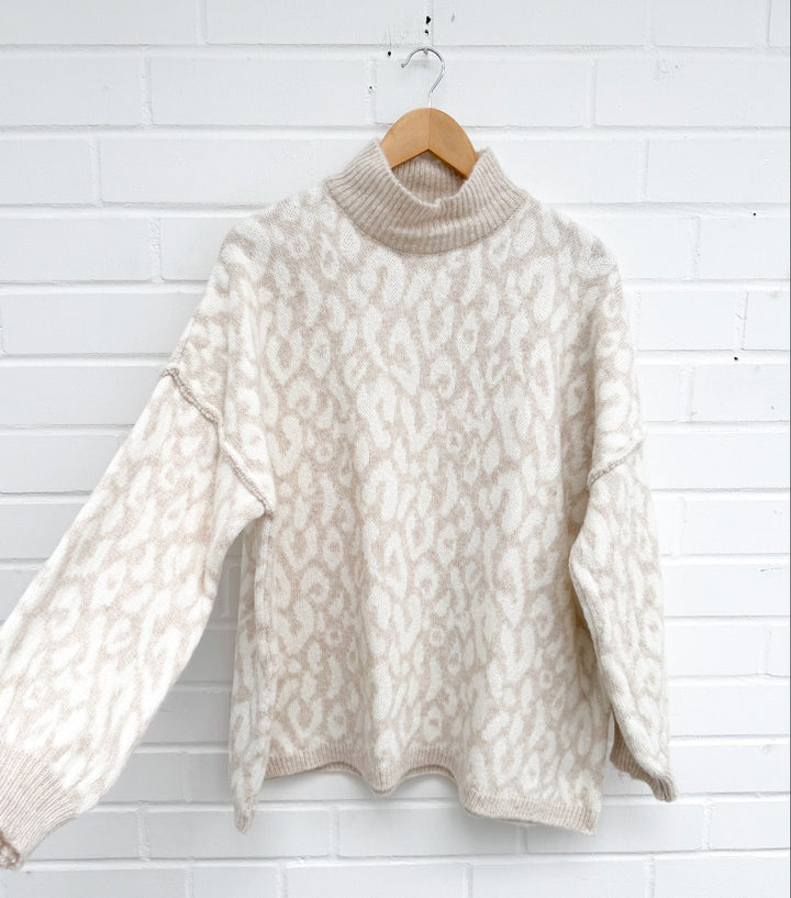 OVERSIZE STRICKPULLOVER LEO - versch. Farben
