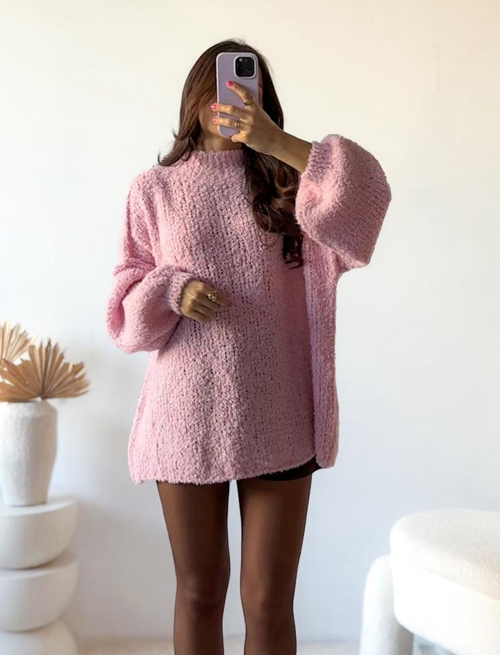 BOUCLE STRICKPULLOVER MAIRA - versch. Farben