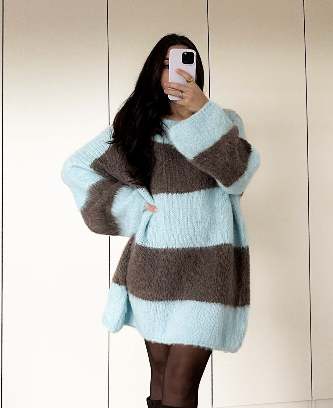 COZY STRIPE LONGPULLOVER - versch. Farben