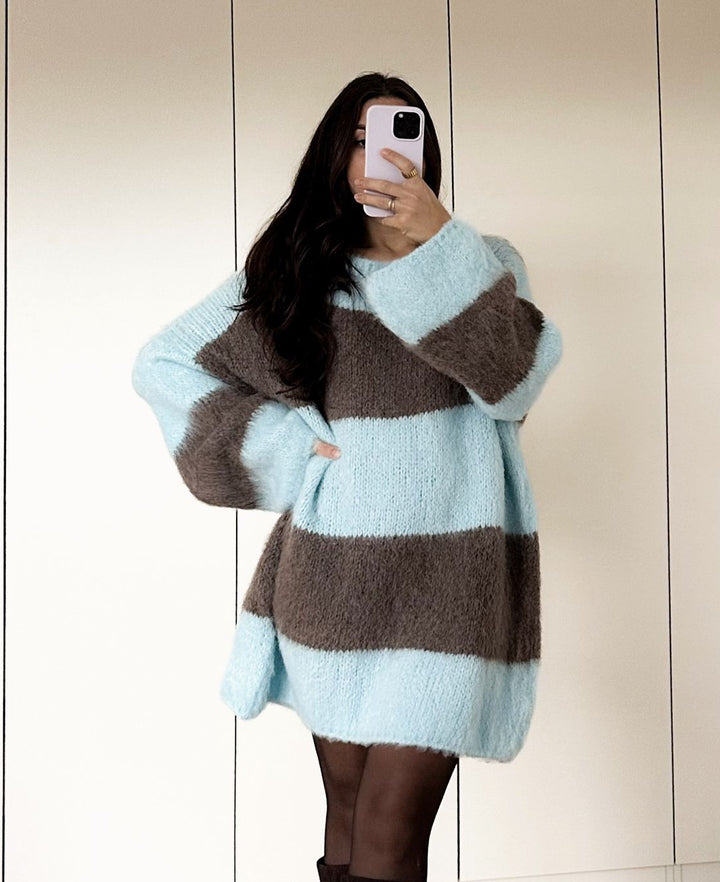 COZY STRIPE LONGPULLOVER - versch. Farben