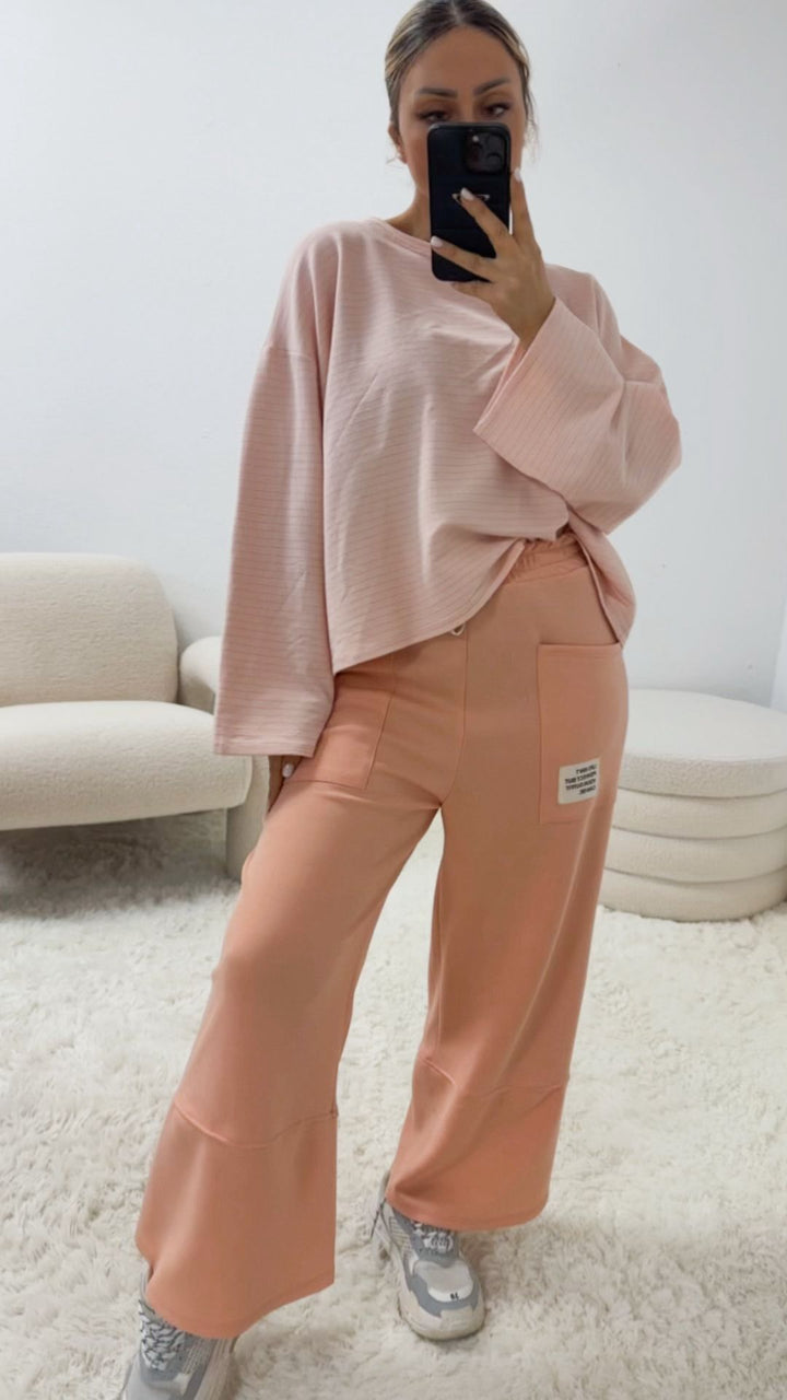 LOCKERE HOSE mit Taschen - versch. Farben