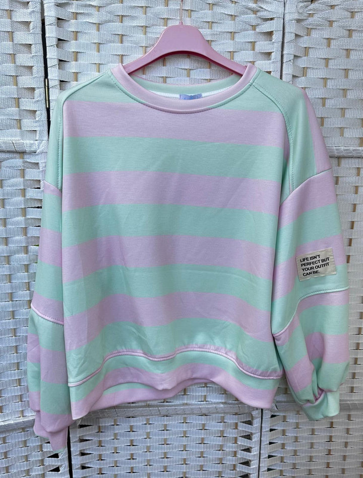 CANDY STREIFEN SWEATSHIRT - versch. Farben