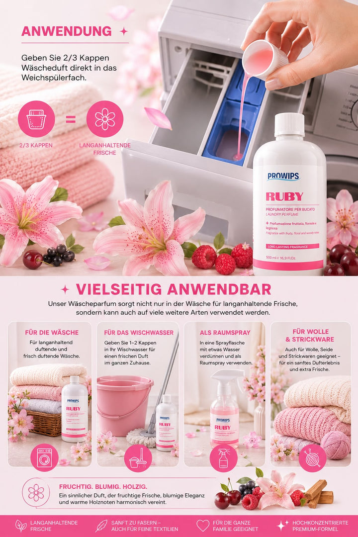 WÄSCHE PARFÜM - 500ml - versch. Sorten
