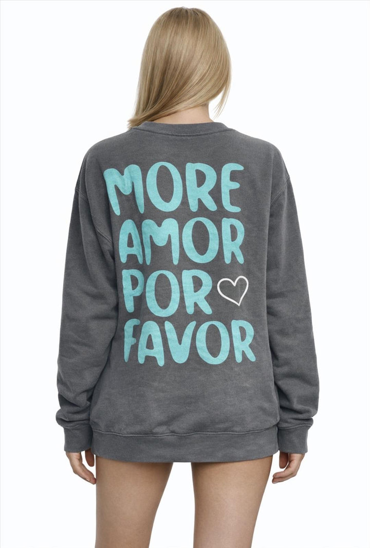 MORE AMOR SWEATSHIRT - versch. Farben