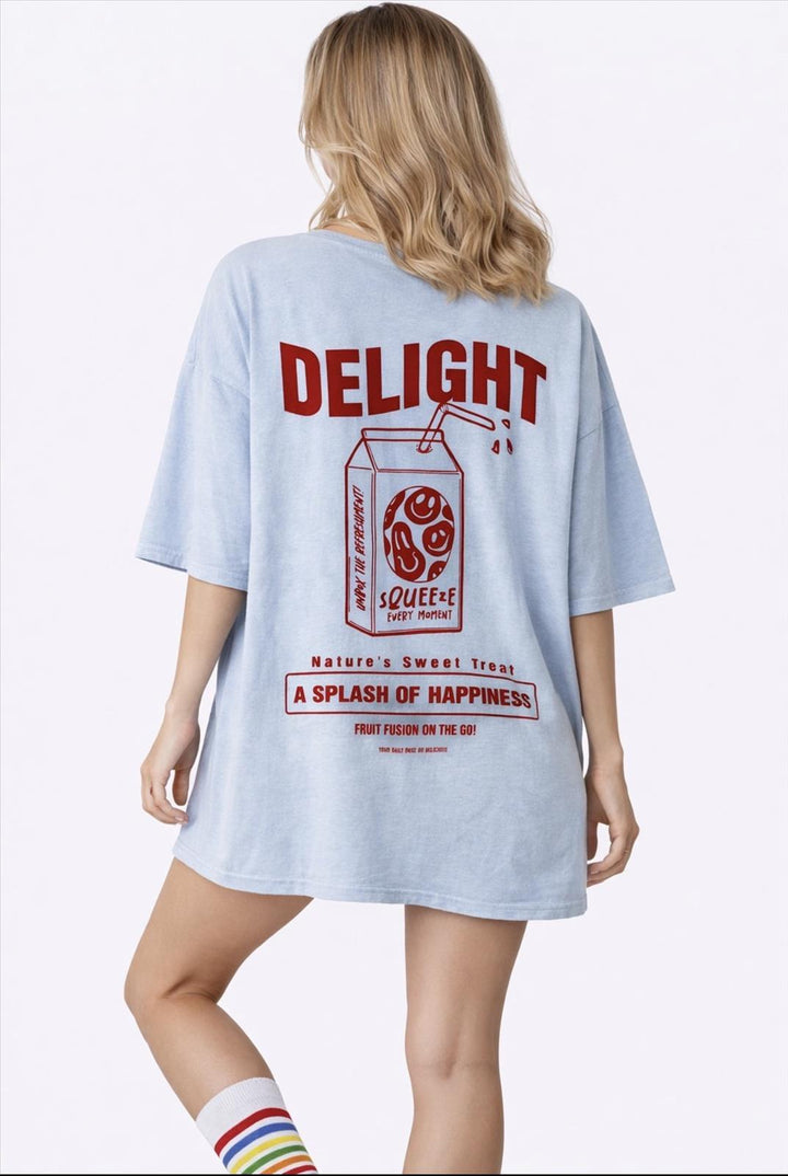 MEGA OVERSIZE T-SHIRT DELIGHT - versch. Farben