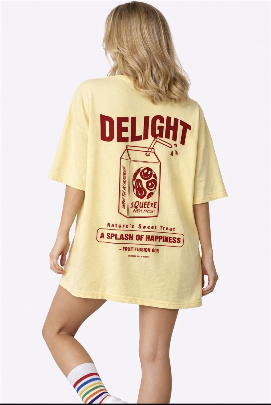 MEGA OVERSIZE T-SHIRT DELIGHT - versch. Farben