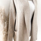 CARDIGAN MIT TASCHE- taupe
