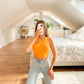 CROP TOP CUT- versch. Farben