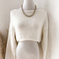 CROP KUSCHEL PULLOVER- versch. Farben