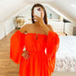 SUMMER OFF SHOULDER KLEID- versch. Farben