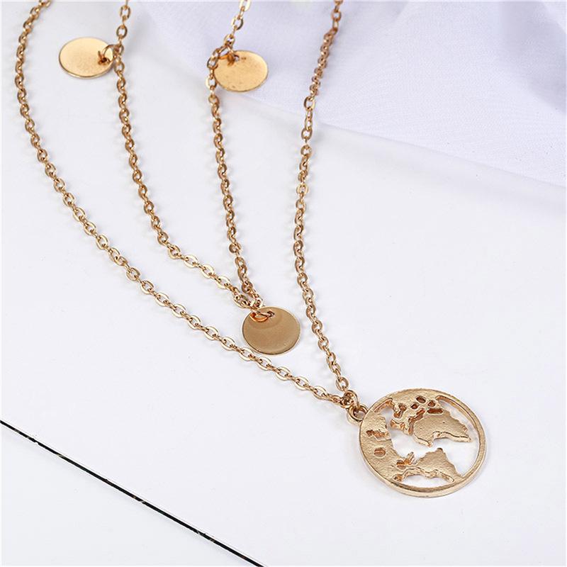 WORLD NECKLACE- gold